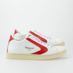 Valsport Tournament Scarpe Uomo In Pelle Bianca/blu – Sneaker Made In Italy, Taglia 44, Suola Invecchiata