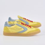 Olimpia Leather Suede Yellow Blue