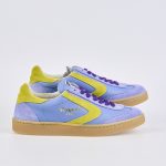 Olimpia Leather Suede Lilac Yellow