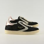 Olimpia Suede Black Laccio Pelliccia