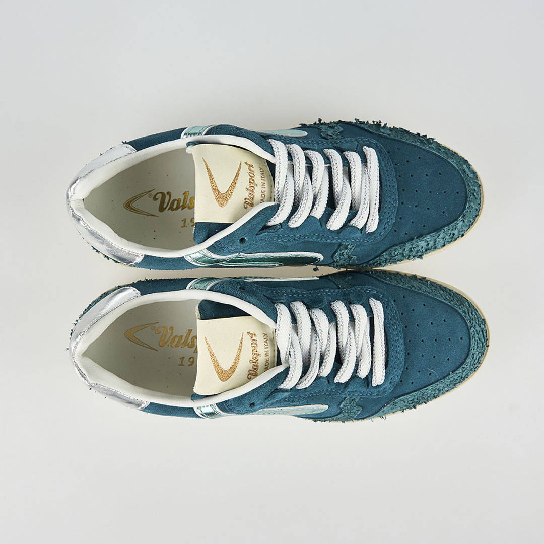 Super Vintage Suede Petrol 2